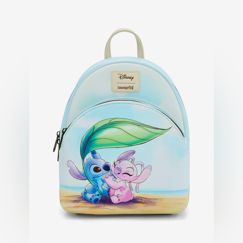 Loungefly Backpack Stitch & Angel Beach Date Mini Backpack